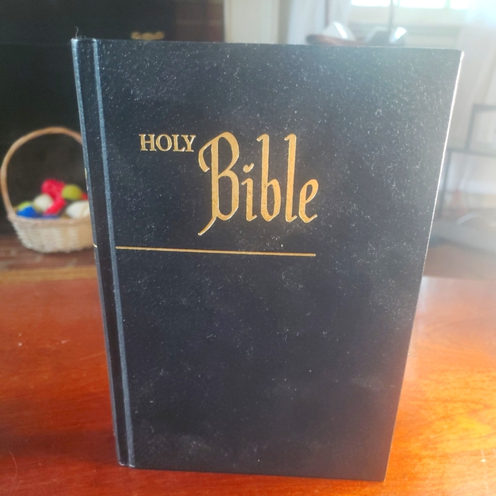 HOLY BIBLE, KJV, ABS 1986 hardcover black